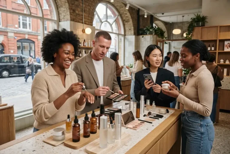 Beauty Trends UK: What’s Shaping 2026 Beauty trends UK featuring contemporary skincare and makeup products