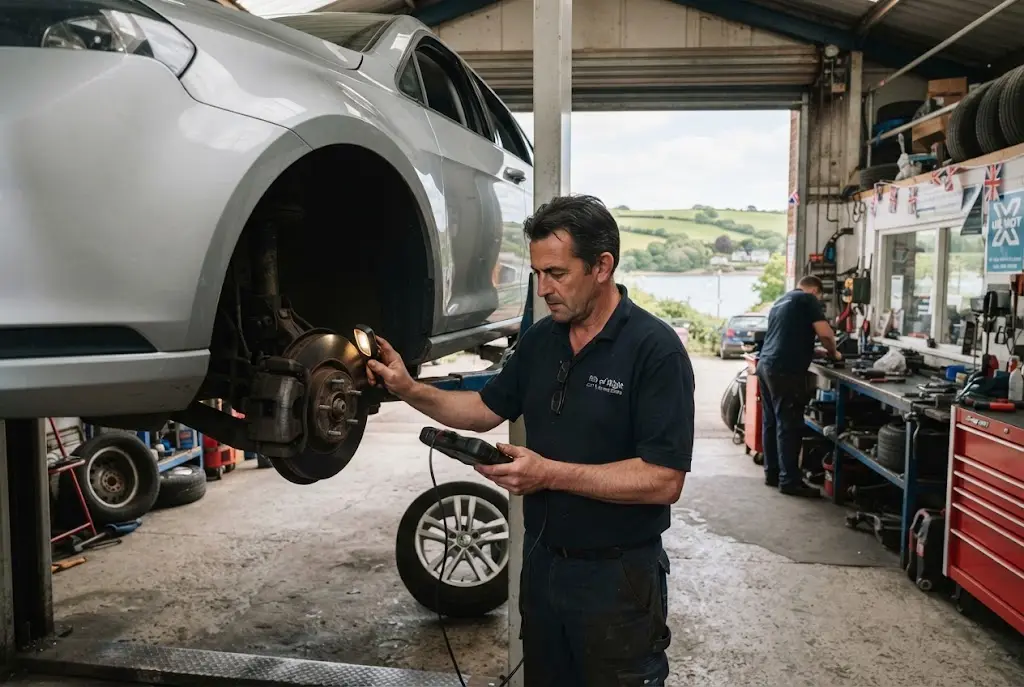 Auto inspection services for a vehicle on the Isle of Wight